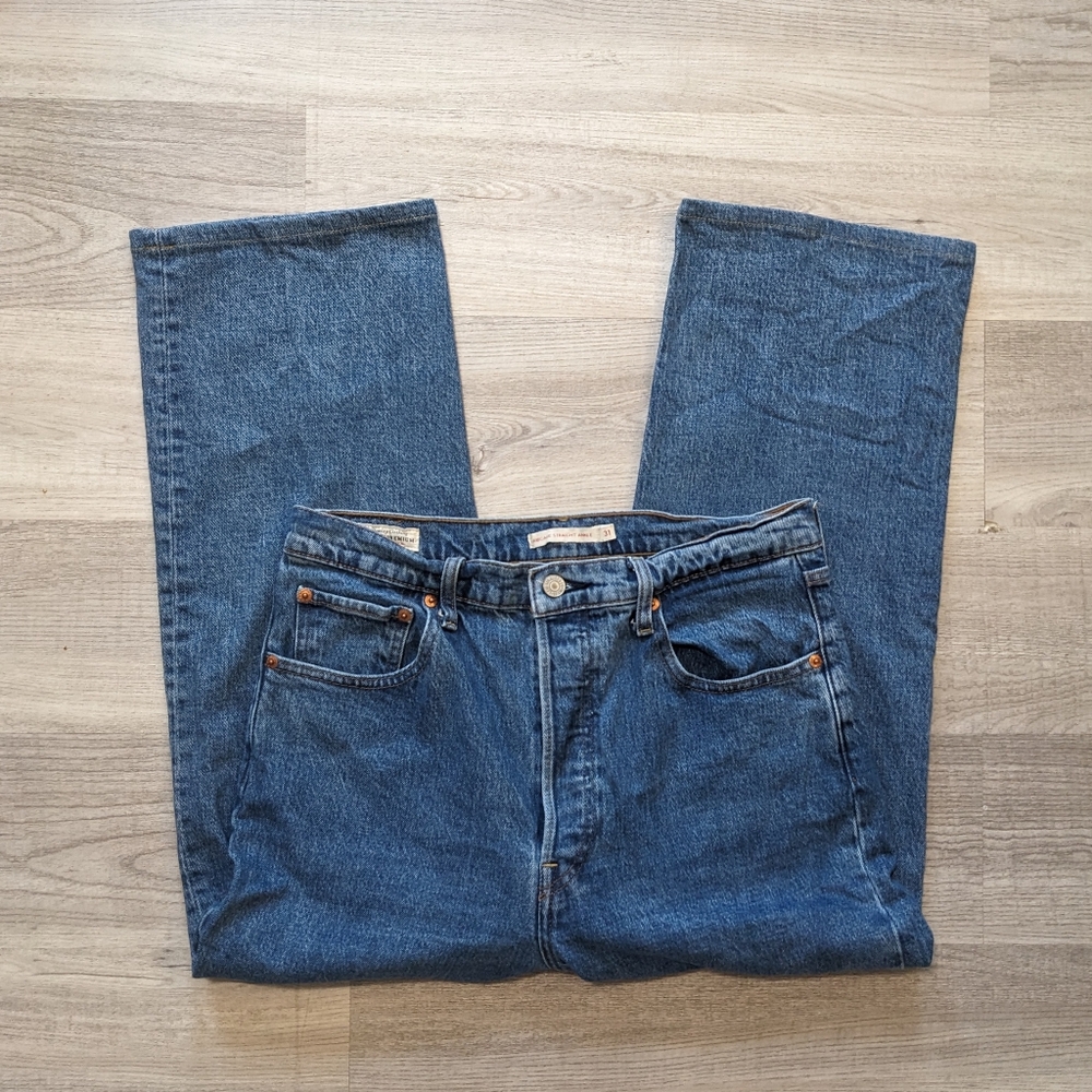 levi's ribcage straight ankle jeans